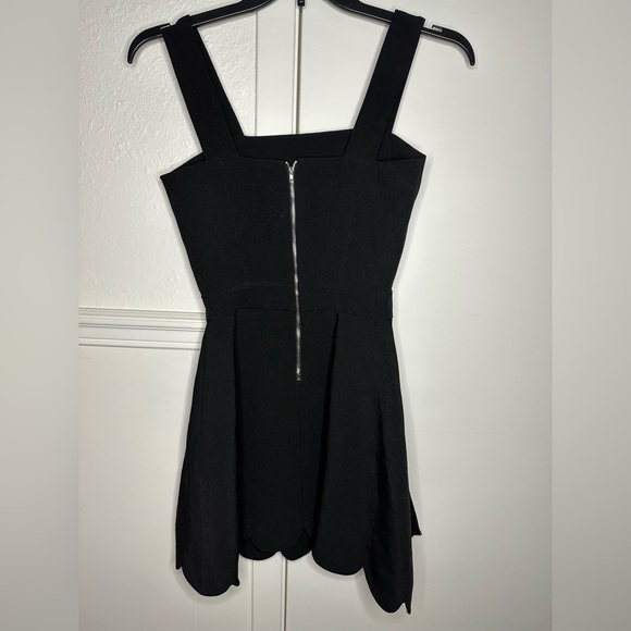 English Factory Black Scalloped Hem Dress size S - Picture 3 of 8